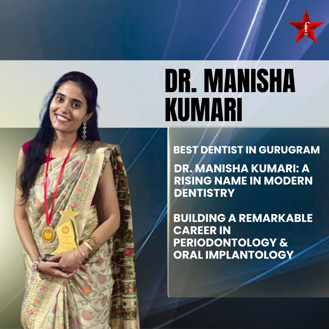 Dr. Manisha Kumari Implantology Specialist Gurugram